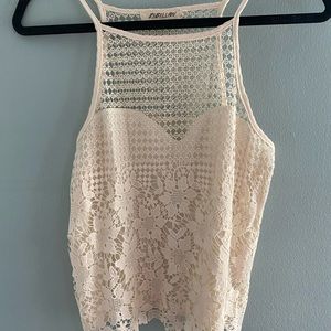 Cream tank top